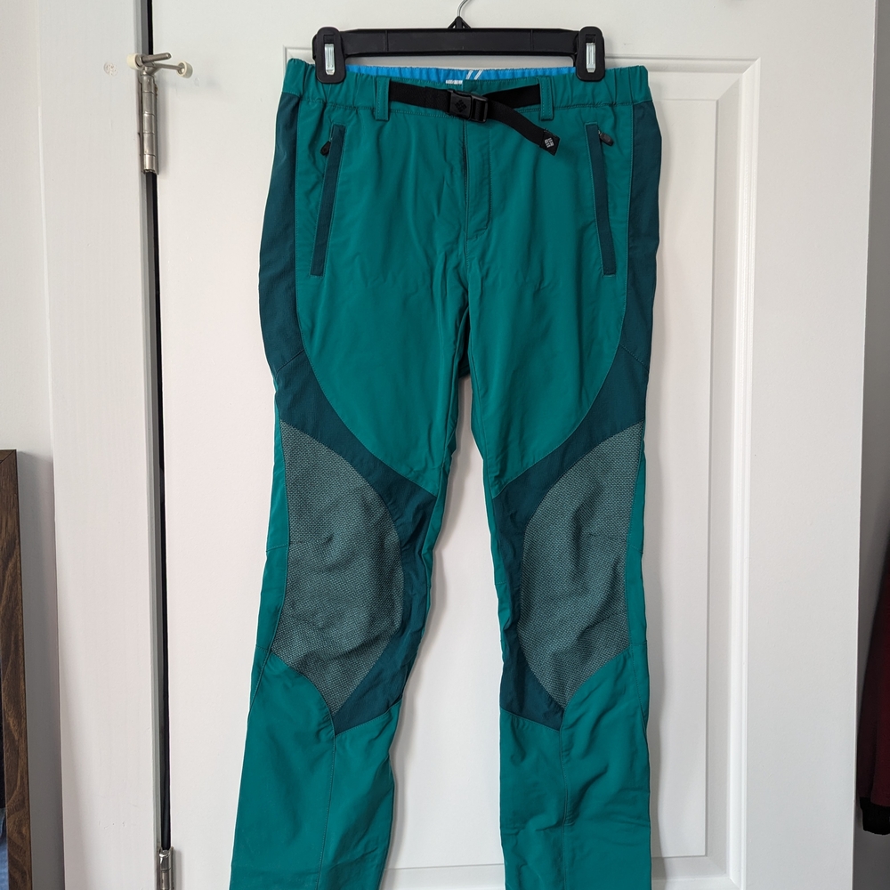 Teal and Dark Green Outdoor Pants